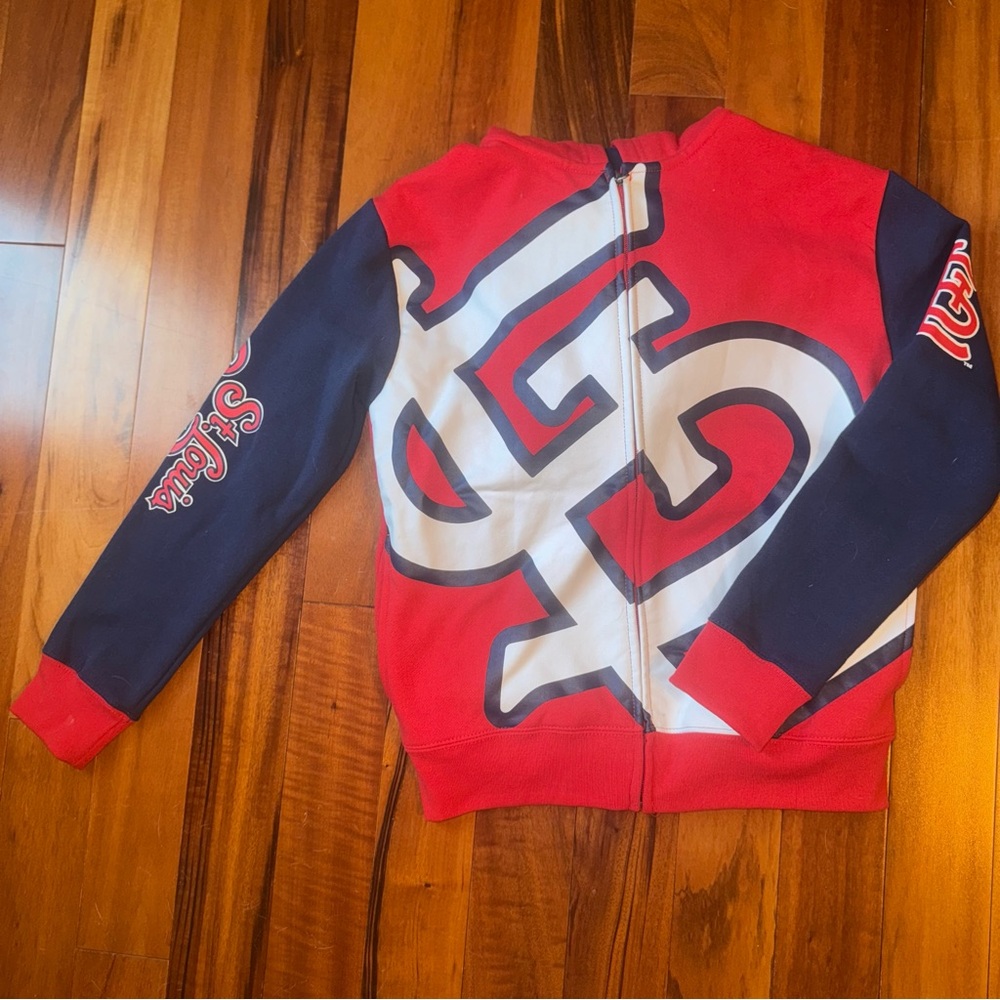 MLB St Louis Cardinals Full zip Youth hoodie
